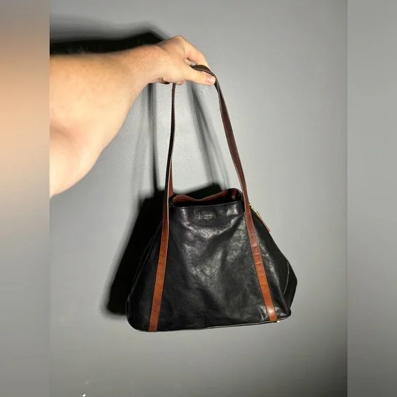 Fossil Gwen Side Zip Shopper Tote in Goat Hide Leather - Picture 3 of 10